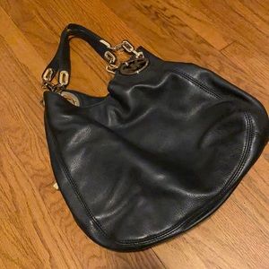 Michael Kors Shoulder Bag, Black & Gold